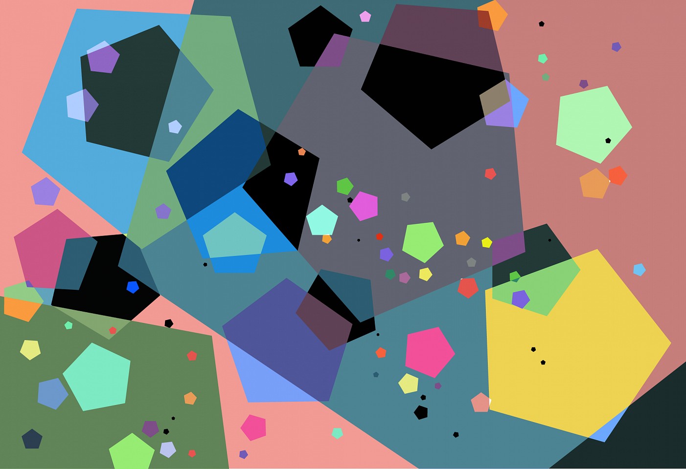 Dane Albert, Polygons #3, 2023
Enamel on aluminum (Concept) © Dane Albert, 48 x 72 in. (121.9 x 182.9 cm)
Series of colored lines and shapes in multiple configurations
DA.2023.polygon-003