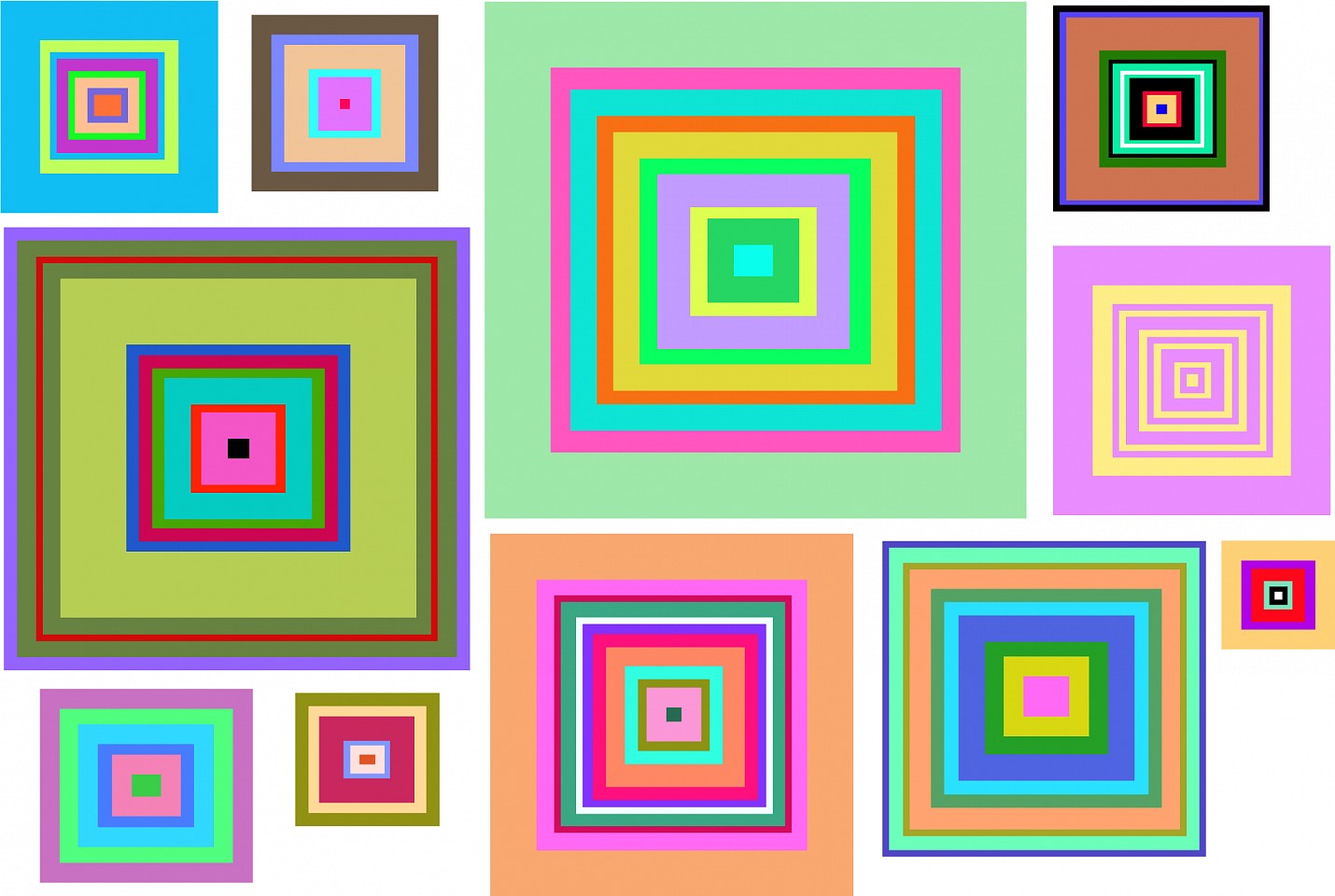 Dane Albert, Color Blocks #23, 2023
Enamel on aluminum (Concept) © Dane Albert, 48 x 60 in. (121.9 x 152.4 cm)
Series of colored blocks in multiple configurations
DA.cb-2023-023