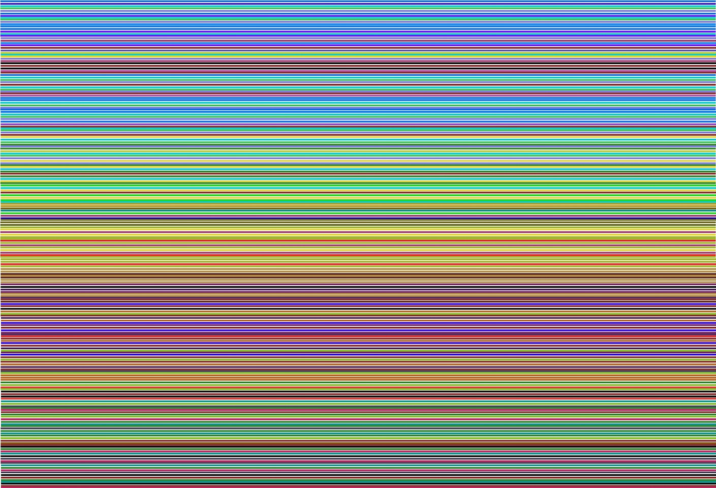 Dane Albert, Color Sticks #15, 2023
Enamel on aluminum (Concept) © Dane Albert, 48 x 72 in. (121.9 x 182.9 cm)
Series of colored lines and shapes in multiple configurations
DA.2023.sticks-015