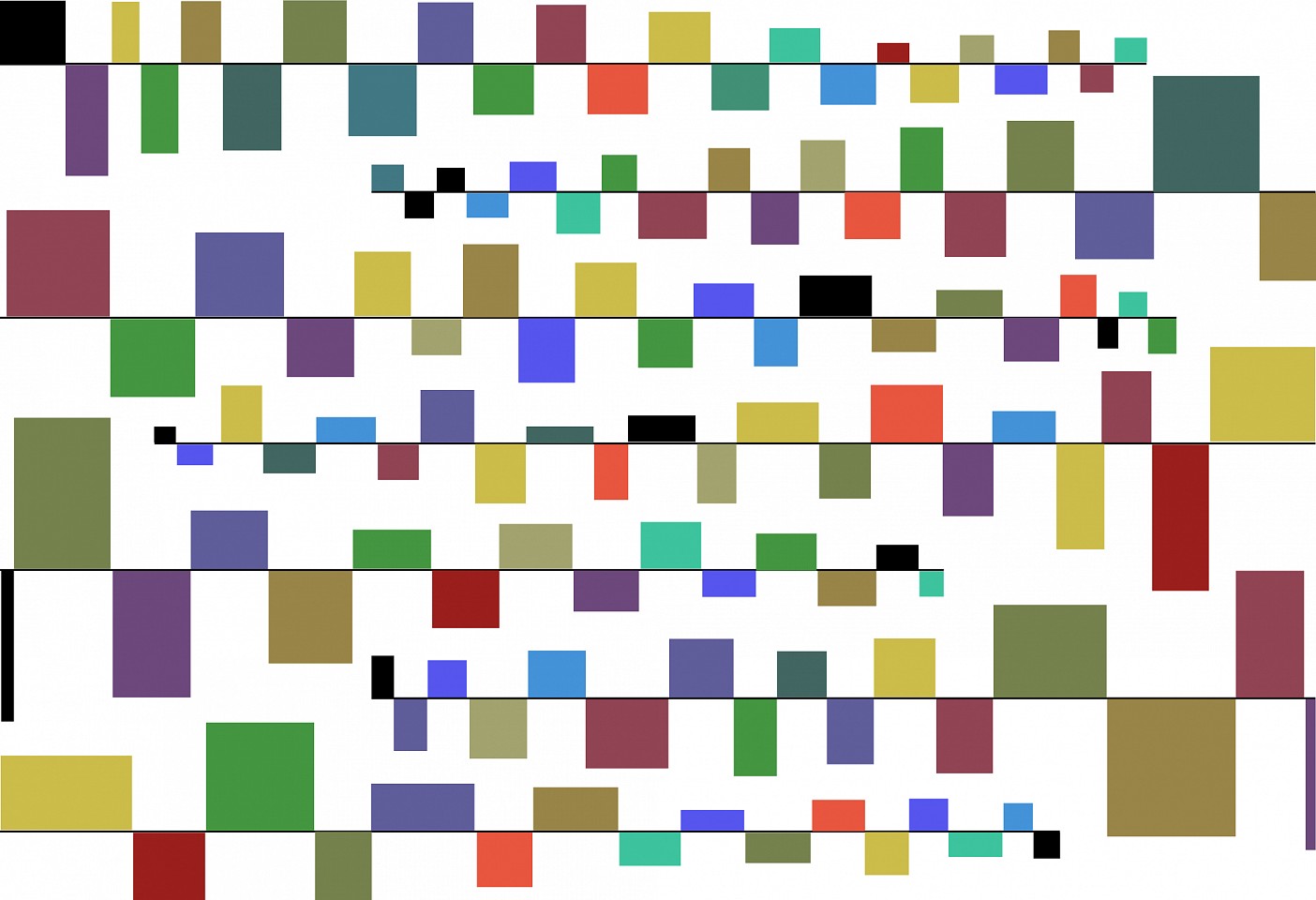 Dane Albert, Color Blocks #29, 2023
Enamel on aluminum (Concept) © Dane Albert, 48 x 60 in. (121.9 x 152.4 cm)
Series of colored blocks in multiple configurations
DA.cb-2023-029