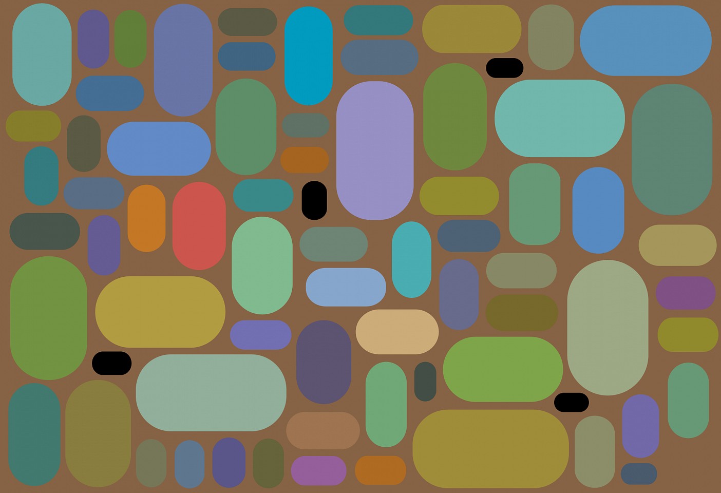 Dane Albert, Color Bars #11 Dusk, 2023
Enamel on aluminum (Concept) © Dane Albert, 48 x 72 in. (121.9 x 182.9 cm)
Series of colored lines and shapes in multiple configurations
DA.2023.bars-011-dusk