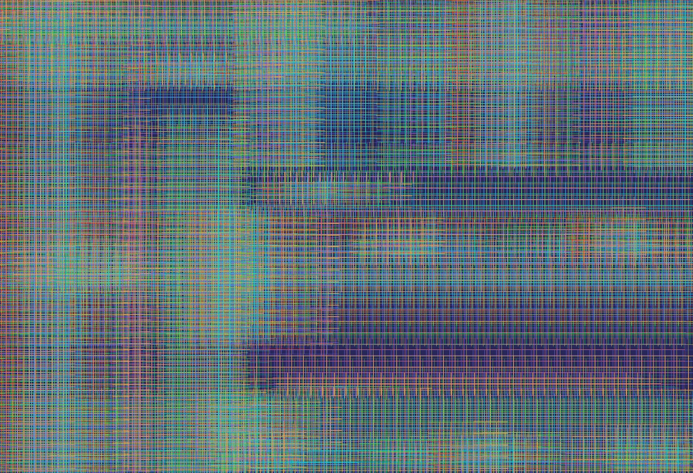 Dane Albert, Color Blocks #43 Night Lines, 2023
Enamel on aluminum (Concept) © Dane Albert, 48 x 72 in. (121.9 x 182.9 cm)
Series of colored blocks in multiple configurations
DA.cb-2023-043-night-lines