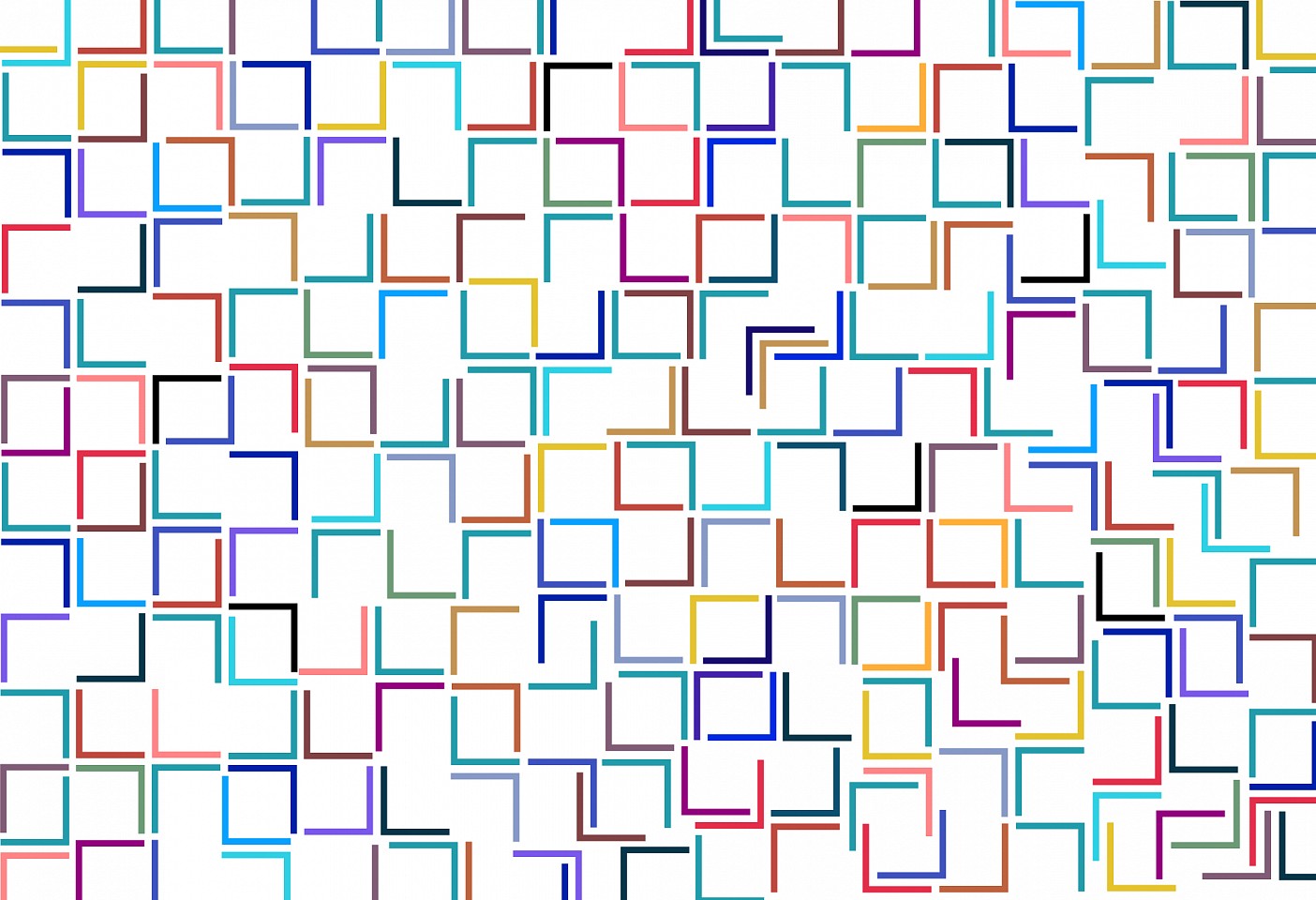 Dane Albert, Color Sticks #30, 2023
Enamel on aluminum (Concept) © Dane Albert, 48 x 72 in. (121.9 x 182.9 cm)
Series of colored lines and shapes in multiple configurations
DA.2023.sticks-030