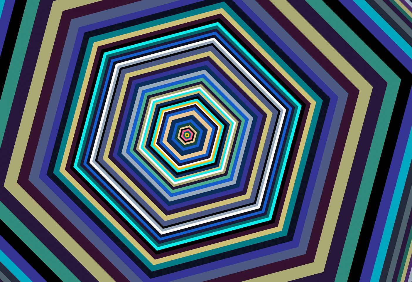 Dane Albert, Polygons #17, 2023
Enamel on aluminum (Concept) © Dane Albert, 48 x 72 in. (121.9 x 182.9 cm)
Series of colored lines and shapes in multiple configurations
DA.2023.polygon-017