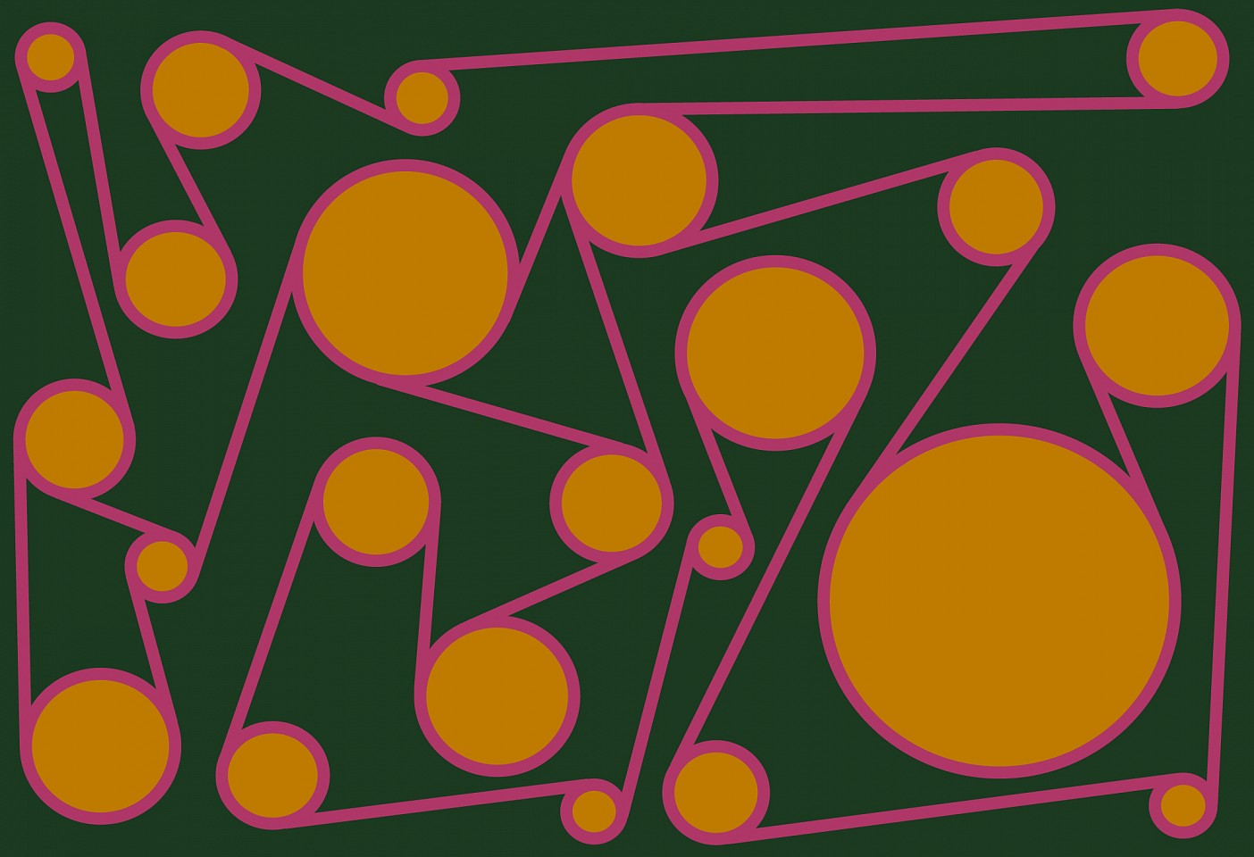 Dane Albert, Shapes #15 Night, 2023
Enamel on aluminum (Concept) © Dane Albert, 48 x 72 in. (121.9 x 182.9 cm)
Series of colored lines and shapes in multiple configurations
DA.2023.shapes-015-night
