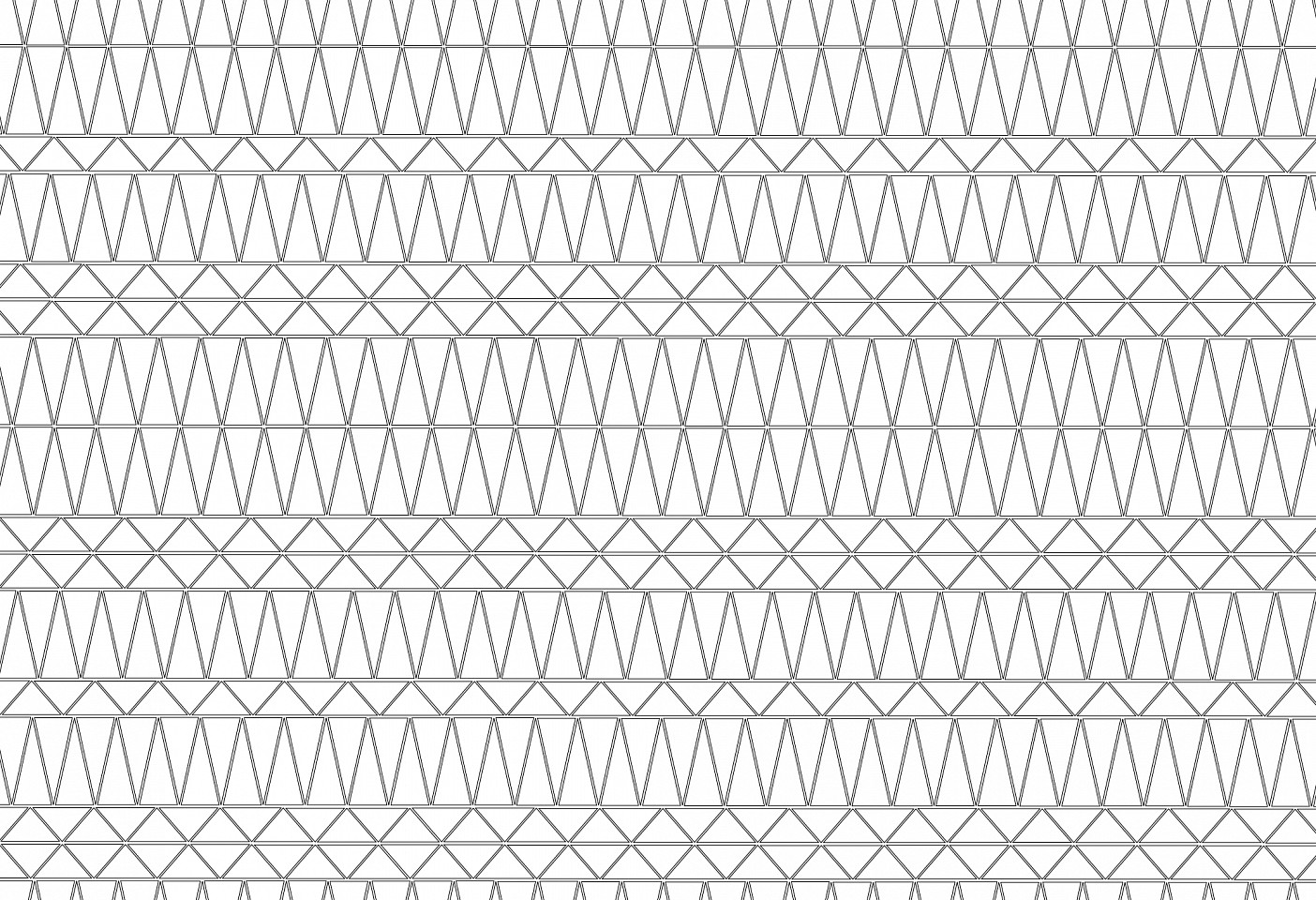 Dane Albert, Polygons #19 Lines, 2023
Enamel on aluminum (Concept) © Dane Albert, 48 x 72 in. (121.9 x 182.9 cm)
Series of colored lines and shapes in multiple configurations
DA.2023.polygon-019-lines