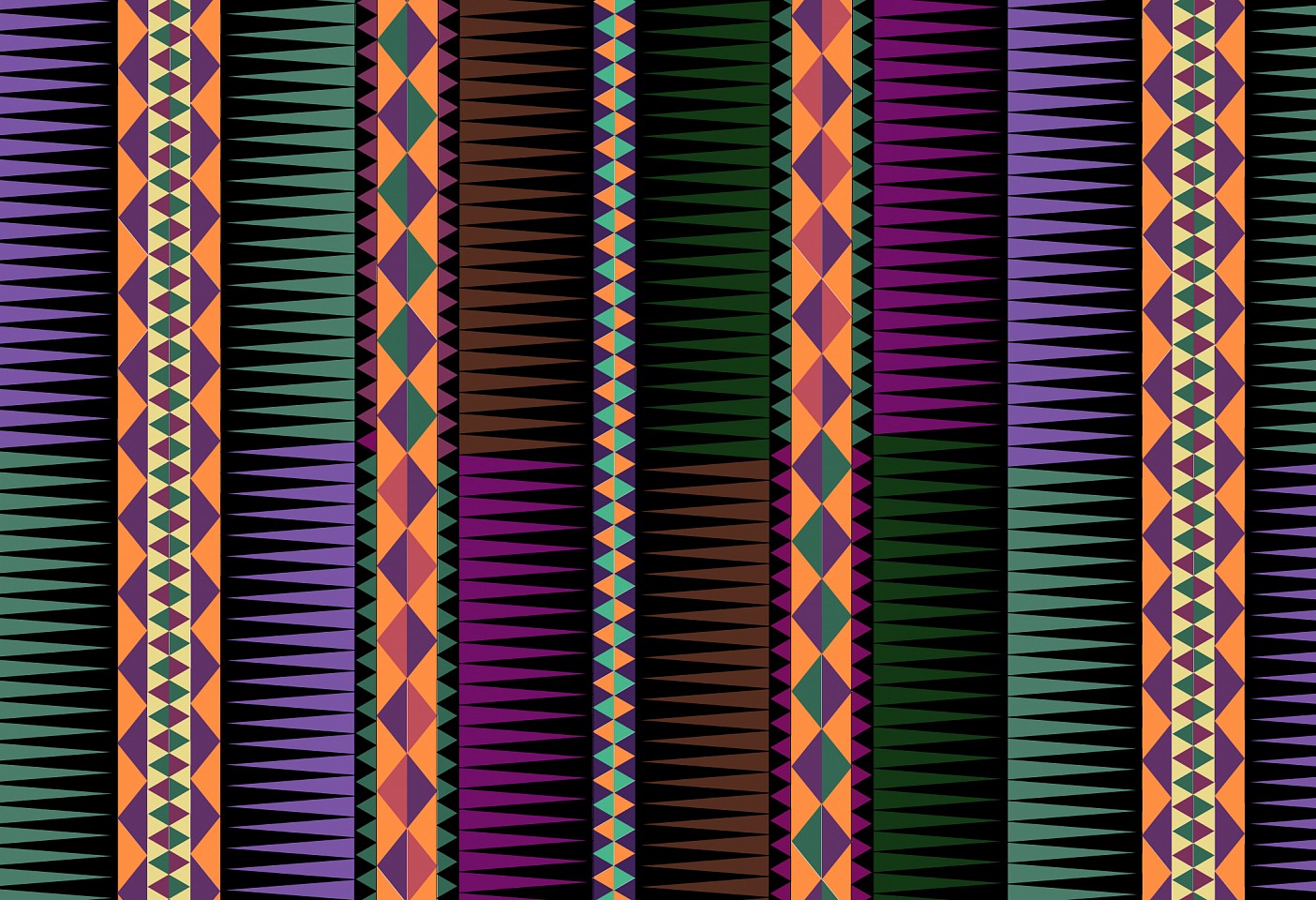 Dane Albert, Polygons #20, 2023
Enamel on aluminum (Concept) © Dane Albert, 48 x 72 in. (121.9 x 182.9 cm)
Series of colored lines and shapes in multiple configurations
DA.2023.polygon-020