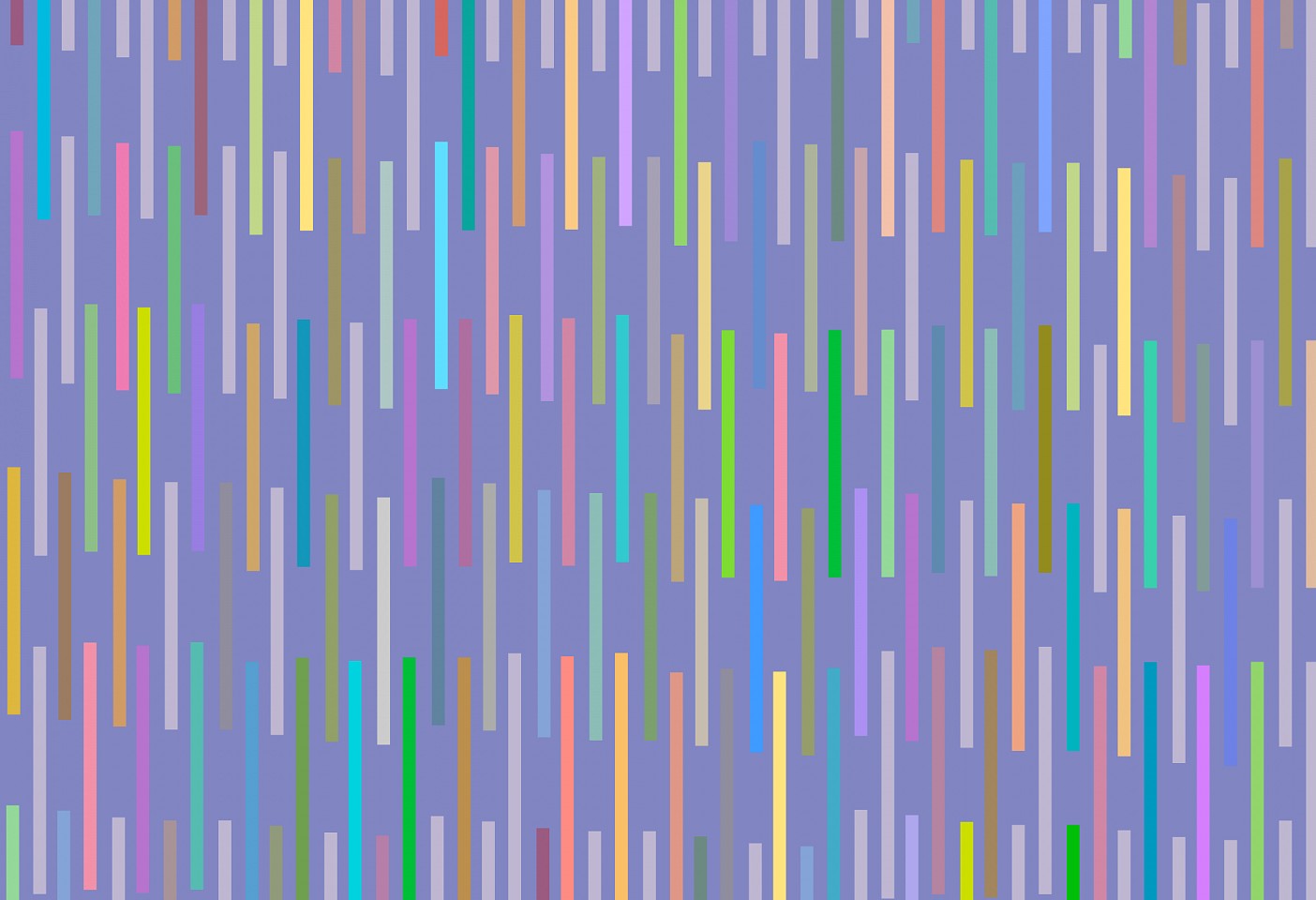 Dane Albert, Color Sticks #41 Night, 2023
Enamel on aluminum (Concept) © Dane Albert, 48 x 72 in. (121.9 x 182.9 cm)
Series of colored lines and shapes in multiple configurations
DA.2023.sticks-041-night
