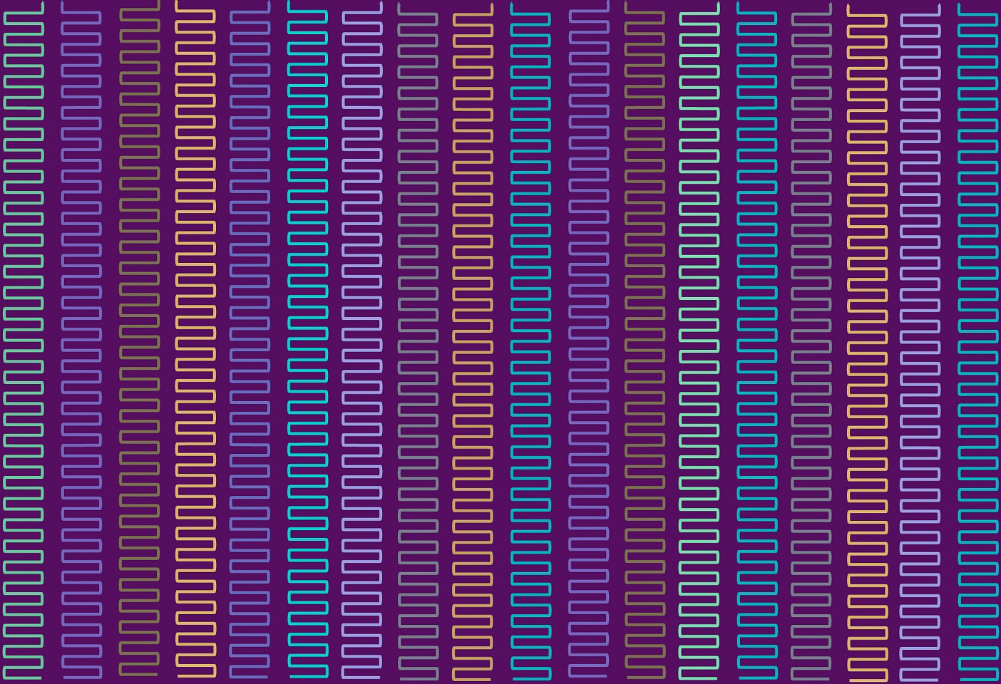 Dane Albert, Color Sticks #46 Night, 2024
Enamel on aluminum (Concept) © Dane Albert, 48 x 72 in. (121.9 x 182.9 cm)
Series of colored lines and shapes in multiple configurations
DA.2024.sticks-046-night