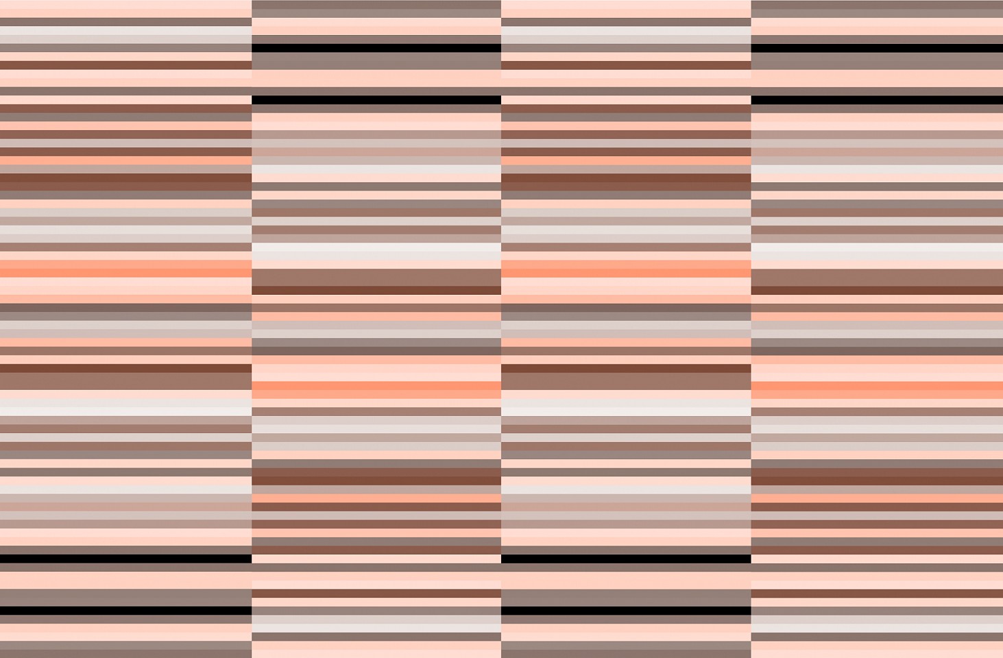 Dane Albert, Color Bars #27, 2024
Enamel on aluminum (Concept) © Dane Albert, 48 x 72 in. (121.9 x 182.9 cm)
Series of colored lines and shapes in multiple configurations
DA.2024.bars-027