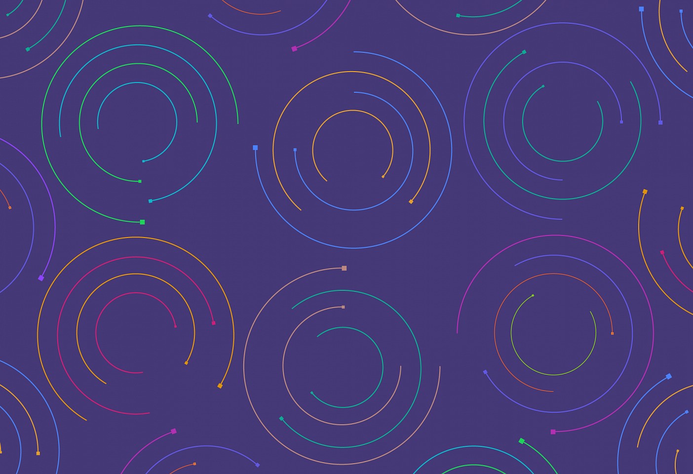 Dane Albert, Circles #58 Dusk, 2024
Enamel on aluminum (Concept) © Dane Albert, 48 x 72 in. (121.9 x 182.9 cm)
Series of colored lines and shapes in multiple configurations
DA.2024-058-dusk