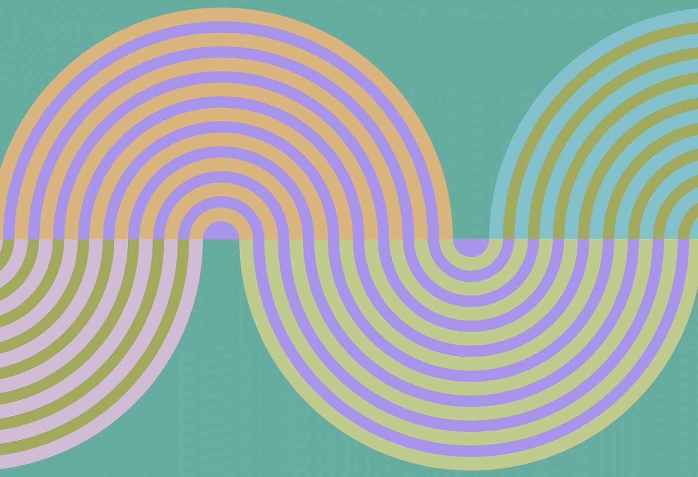 Dane Albert, Shapes #48 Dusk, 2024
Enamel on aluminum (Concept) © Dane Albert, 48 x 72 in. (121.9 x 182.9 cm)
Series of colored lines and shapes in multiple configurations
DA.2024.shapes-048-dusk