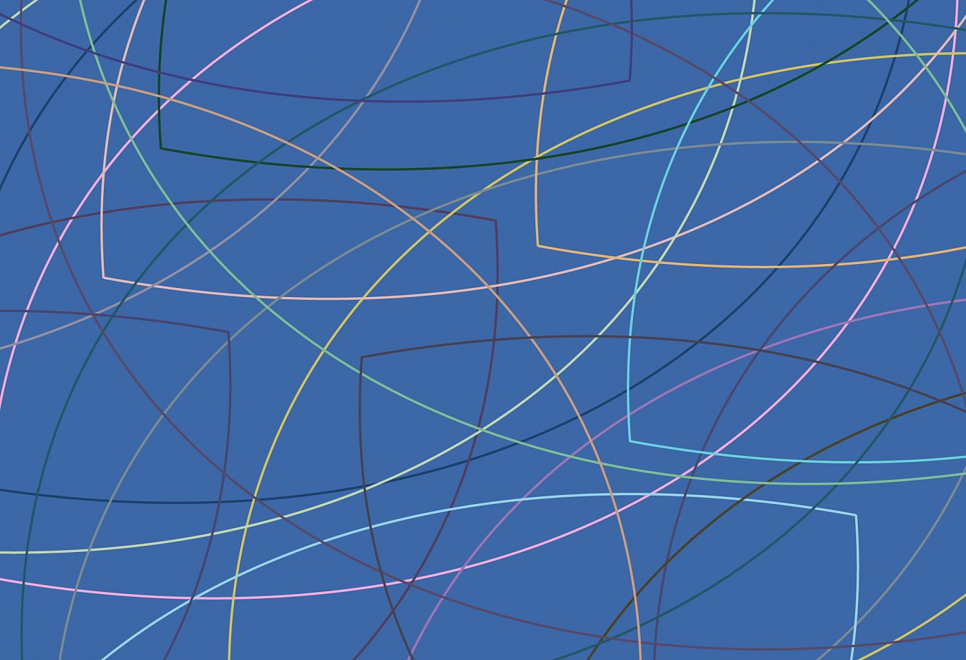 Dane Albert, Arcs #19 Night, 2024
Enamel on aluminum (Concept), 48 x 72 in. (121.9 x 182.9 cm)
Series of colored lines and shapes in multiple configurations
DA.2024.arcs-019-night