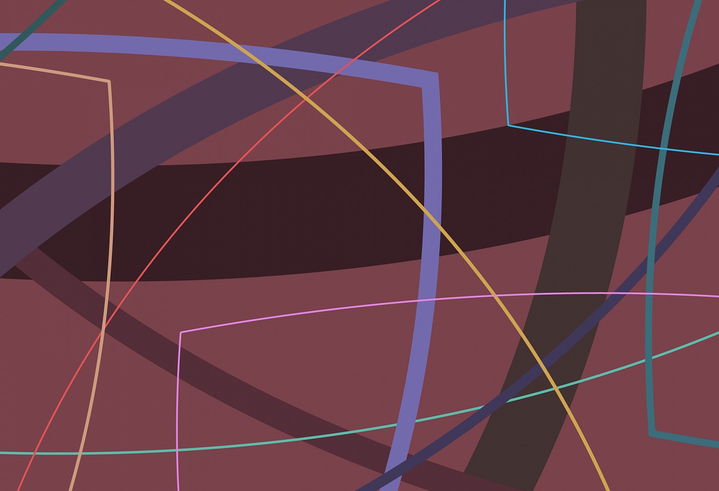 Dane Albert, Arcs #22 Night, 2024
Enamel on aluminum (Concept), 48 x 72 in. (121.9 x 182.9 cm)
Series of colored lines and shapes in multiple configurations
DA.2024.arcs-022-night