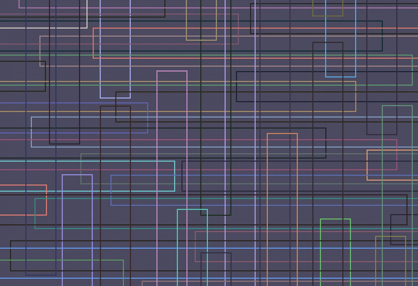 Dane Albert, Color Blocks #79 NightLines, 2024
Enamel on aluminum (Concept), 48 x 72 in. (121.9 x 182.9 cm)
Series of colored blocks in multiple configurations
DA.cb-2024-079-night-lines