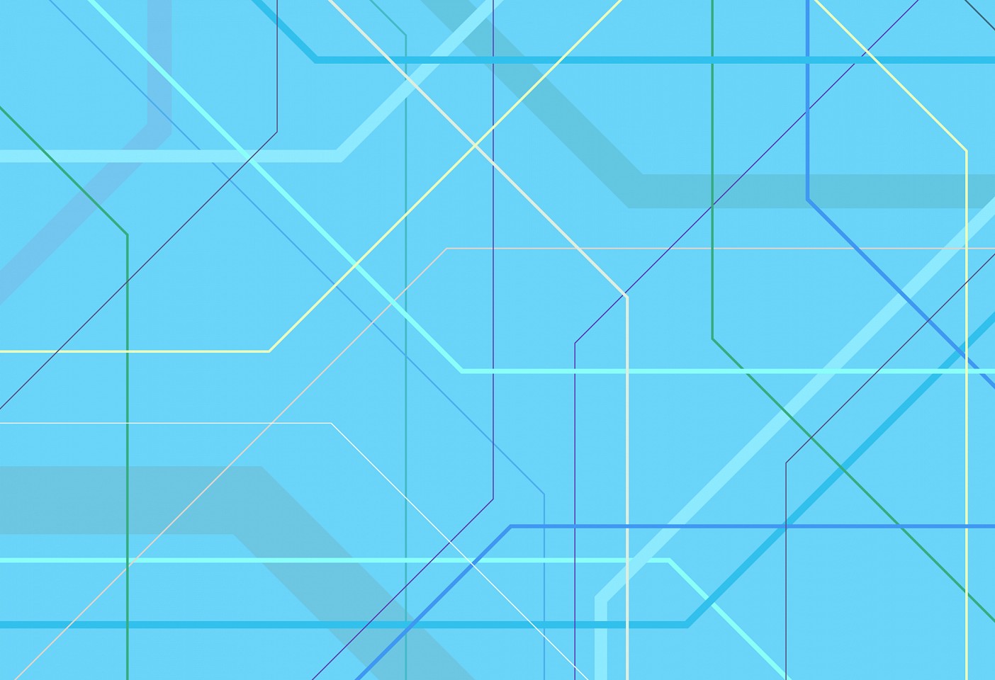 Dane Albert, Polygons #45 Day Lines, 2024
Enamel on aluminum (Concept), 48 x 72 in. (121.9 x 182.9 cm)
Series of colored lines and shapes in multiple configurations
DA.2024.polygon-045-day-lines