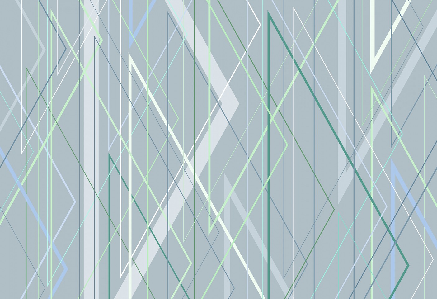 Dane Albert, Polygons #47 Dusk Lines 2 (mono), 2024
Enamel on aluminum (Concept), 48 x 72 in. (121.9 x 182.9 cm)
Series of colored lines and shapes in multiple configurations
DA.2024.polygon-047-dusk2-mono-lines