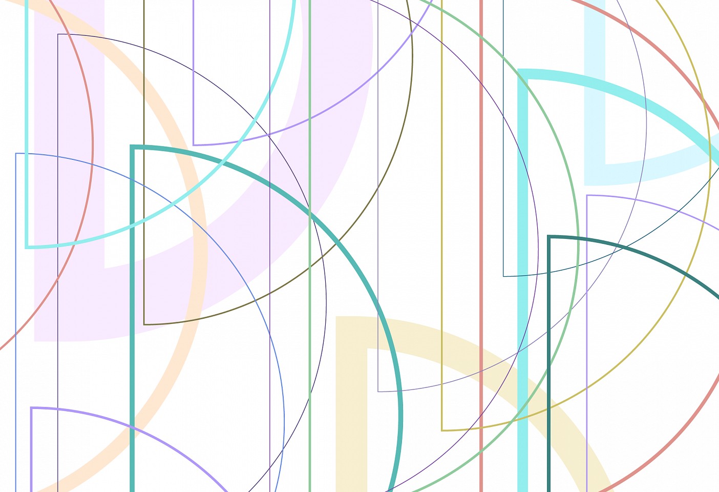 Dane Albert, Shapes #59 Lines, 2024
Enamel on aluminum (Concept), 48 x 72 in. (121.9 x 182.9 cm)
Series of colored lines and shapes in multiple configurations
DA.2024.shapes-059-lines