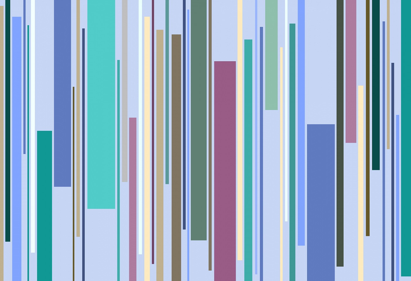 Dane Albert, Color Bars #52 Dusk, 2024
Enamel on aluminum (Concept), 48 x 72 in. (121.9 x 182.9 cm)
Series of colored lines and shapes in multiple configurations
DA.2024.bars-052-dusk